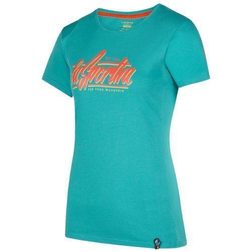 Dámské triko La Sportiva Retro T-Shirt W Velikost: S / Barva: světle modrá