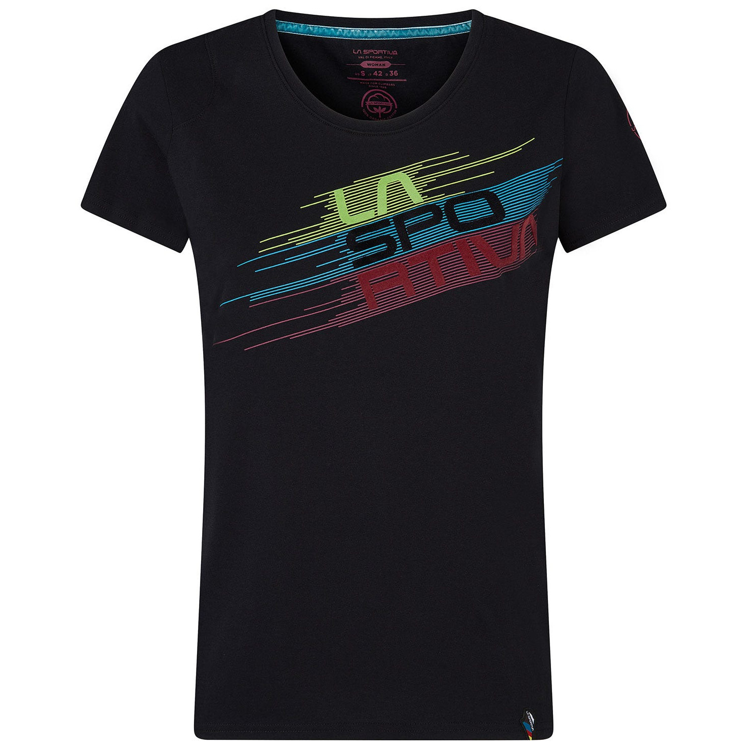 Dámské triko La Sportiva Stripe Evo T-Shirt W Velikost: M / Barva: černá