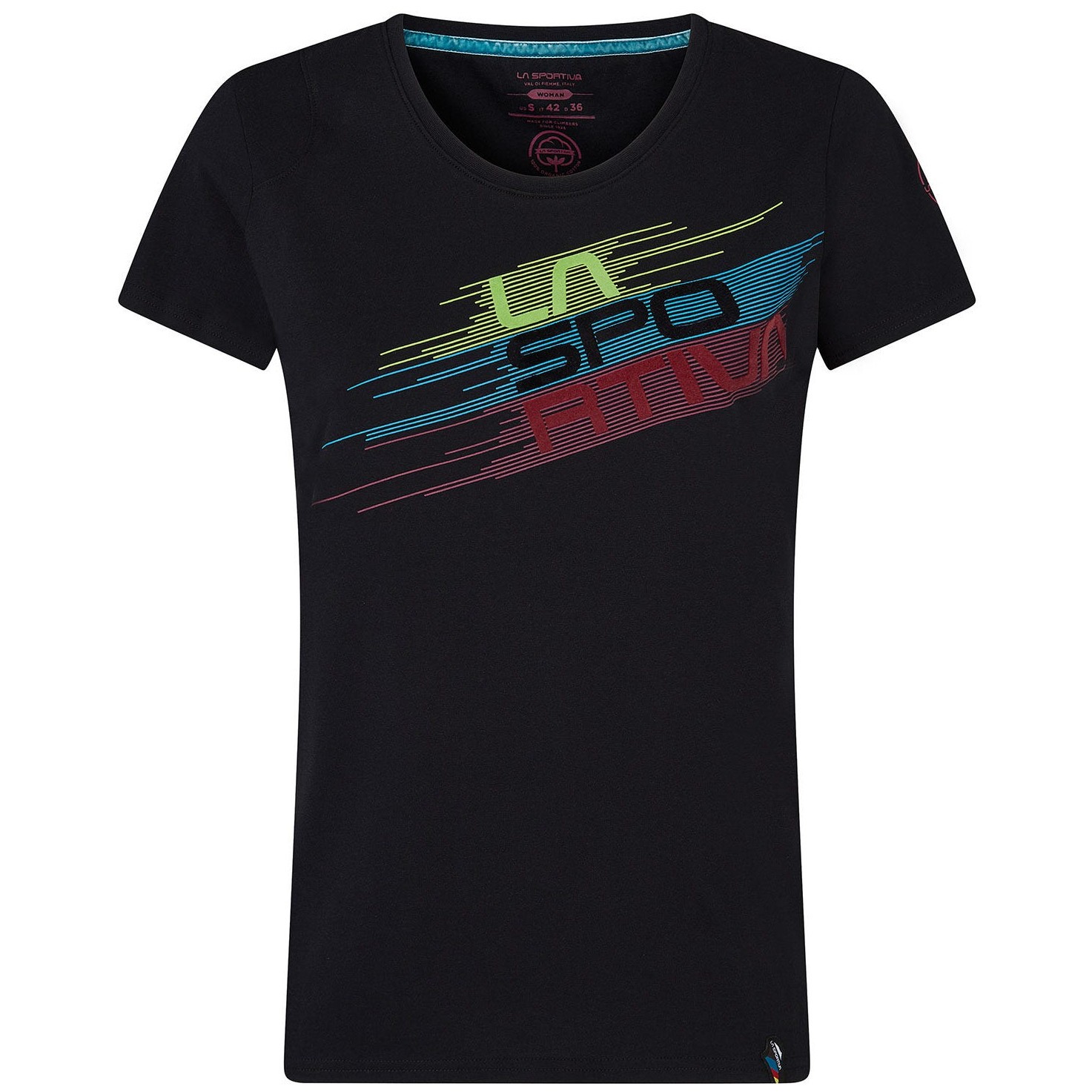 Dámské triko La Sportiva Stripe Evo T-Shirt W Velikost: S / Barva: černá