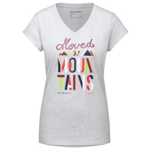Dámské triko Mammut Massone T-Shirt Women Slogan Velikost: L / Barva: šedá