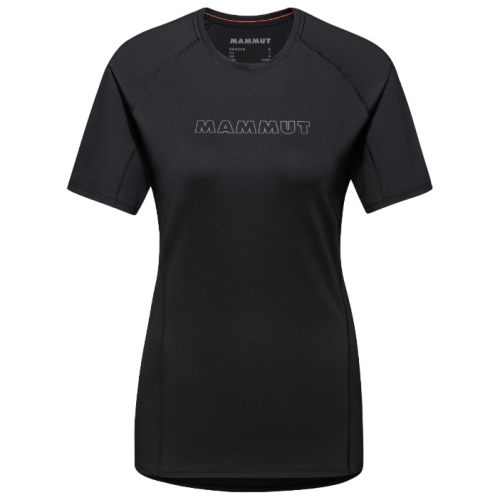Dámské triko Mammut Selun FL T-Shirt Women Logo Velikost: L / Barva: černá