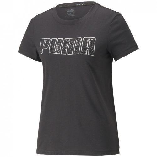 Dámské triko Puma Stardust Crystalline Short Sleeve Tee Velikost: L / Barva: černá