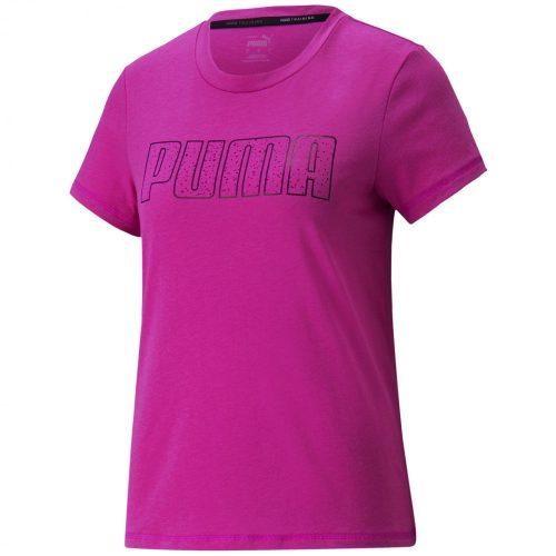 Dámské triko Puma Stardust Crystalline Short Sleeve Tee Velikost: L / Barva: růžová