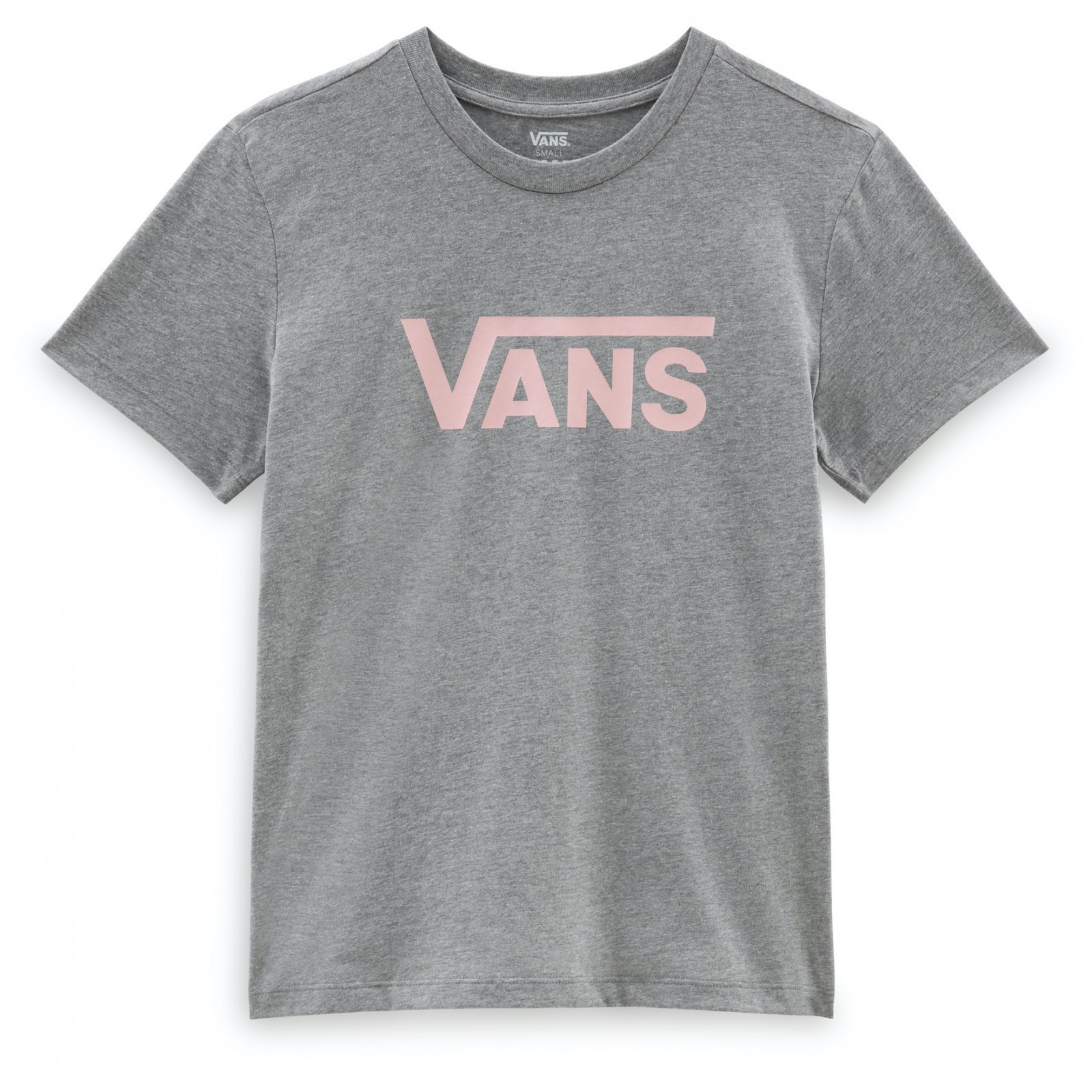 Dámské triko Vans Wm Drop V Ss Crew-B Velikost: S / Barva: šedá/růžová