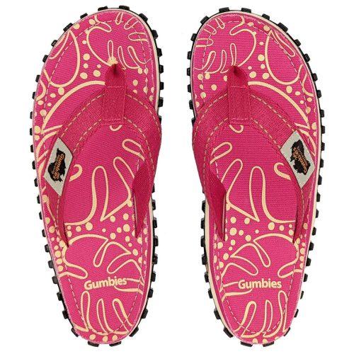 Dámské žabky Gumbies Islander Tropical Pink Velikost bot (EU): 38 / Barva: růžová