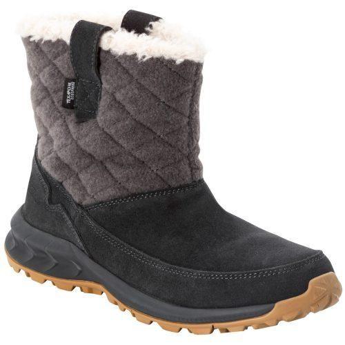 Dámské zimní boty Jack Wolfskin Queenstown Texapore Boot W Velikost bot (EU): 37 / Barva: černá/šedá