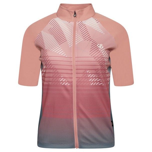 Dámský cyklistický dres Dare 2b AEP Prompt Jersey Velikost: L / Barva: růžová