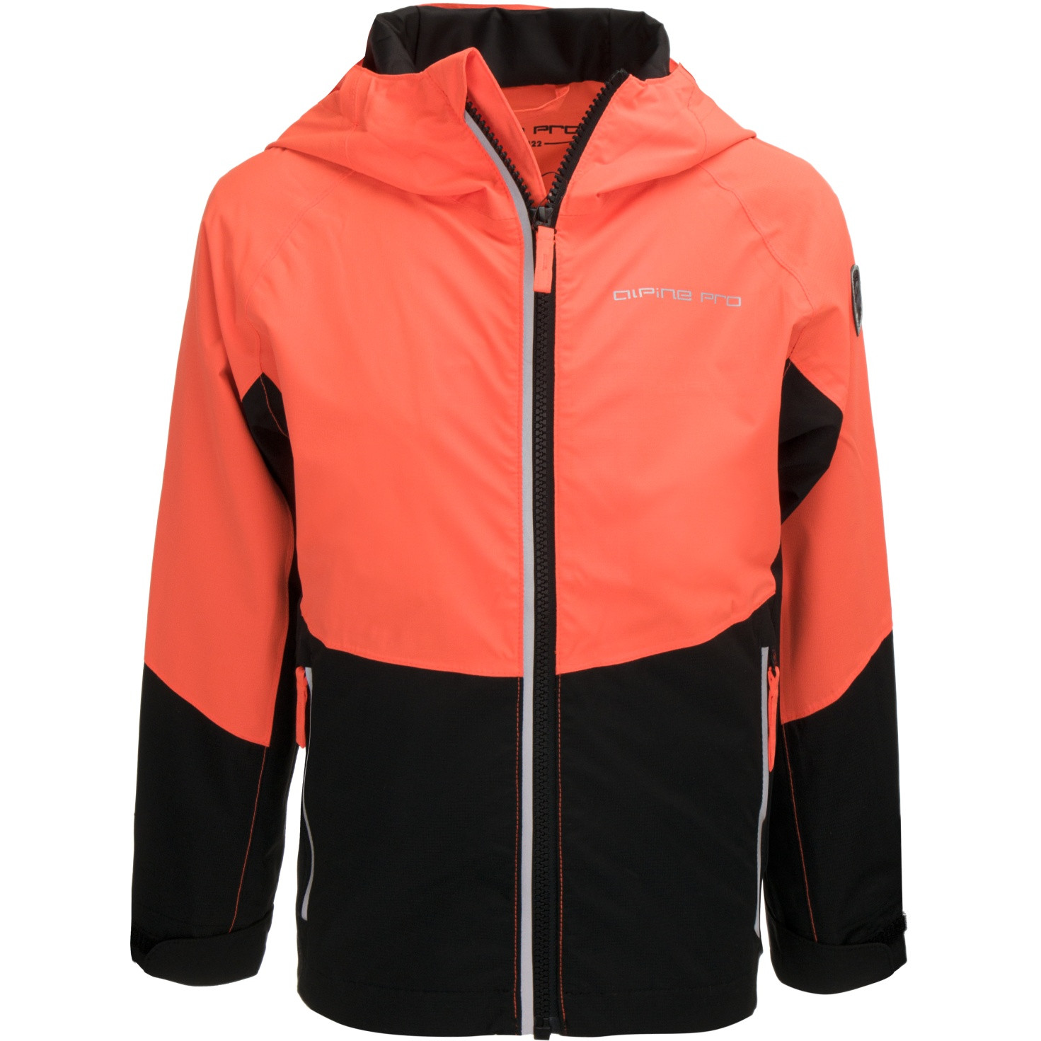Dětská bunda Alpine Pro Borimo Dětská velikost: 92-98 / Barva: oranžová