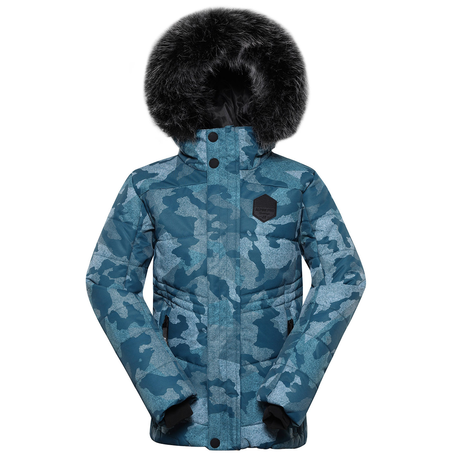 Dětská bunda Alpine Pro Molido Dětská velikost: 104-110 / Barva: modrá/šedá