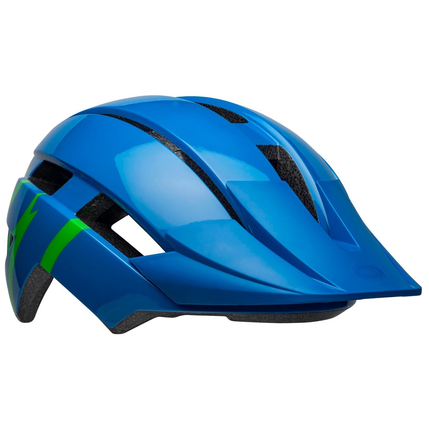 Dětská cyklistická helma Bell Sidetrack II Youth Velikost: 50-57 / Barva: modrá/zelená
