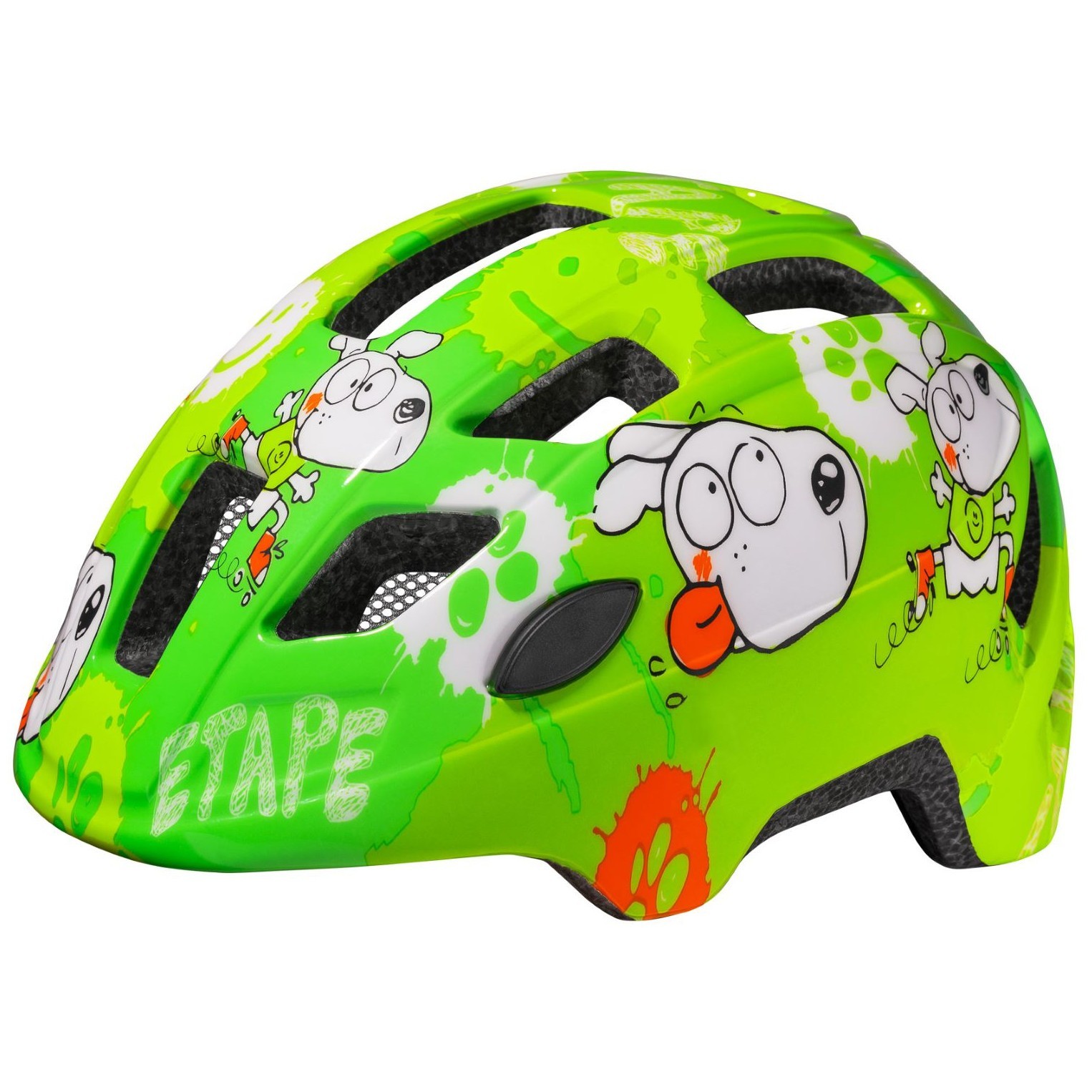 Dětská cyklistická helma Etape Kitty 2.0 Velikost helmy: 48-52 cm / Barva: zelená