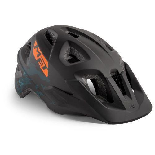 Dětská cyklistická helma MET Eldar Camo Velikost helmy: 52-57 cm / Barva: černá