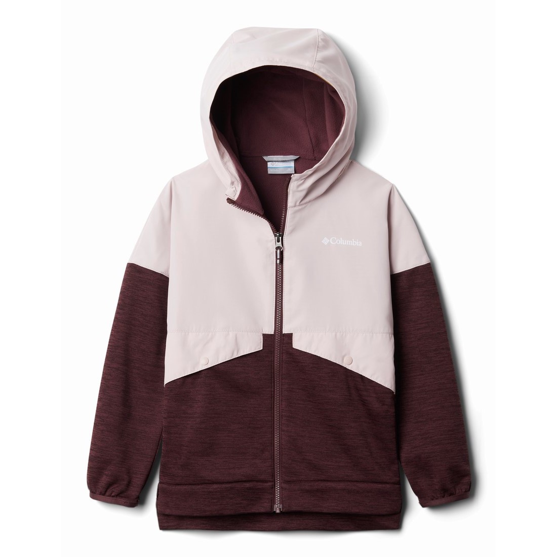 Dětská mikina Columbia Out-Shield™ Dry Fleece Full Zip Velikost: XL / Barva: růžová/fialová