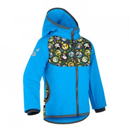 Dětská softshellová bunda Unuo Fleece Basic Dětská velikost: 80-86 / Barva: světle modrá