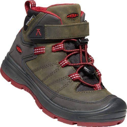 Dětské boty Keen Redwood MID WP C Dětské velikosti bot: 27/28 / Barva: červená/šedá