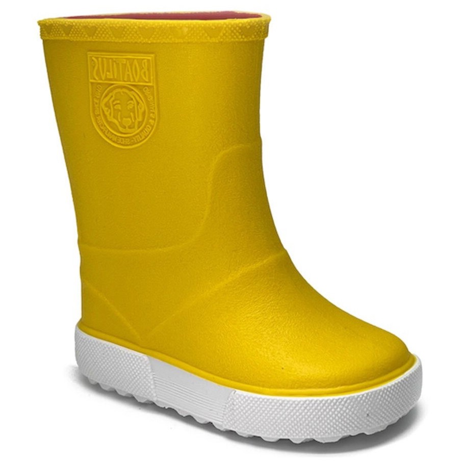 Dětské holínky Boatilus Nautic Velikost bot (EU): 35 / Barva: žlutá/bílá