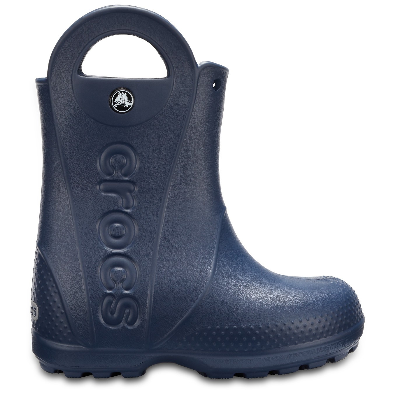 Dětské holínky Crocs Handle It Rain Boot Kids Velikost bot (EU): 29-30 / Barva: tmavě modrá
