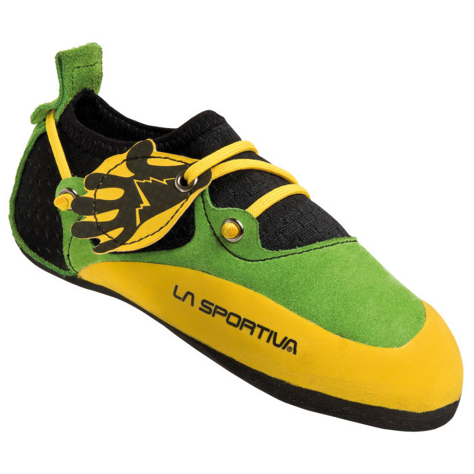 Dětské lezečky La Sportiva Stickit Velikost bot (EU): 34 / Barva: žlutá/zelená