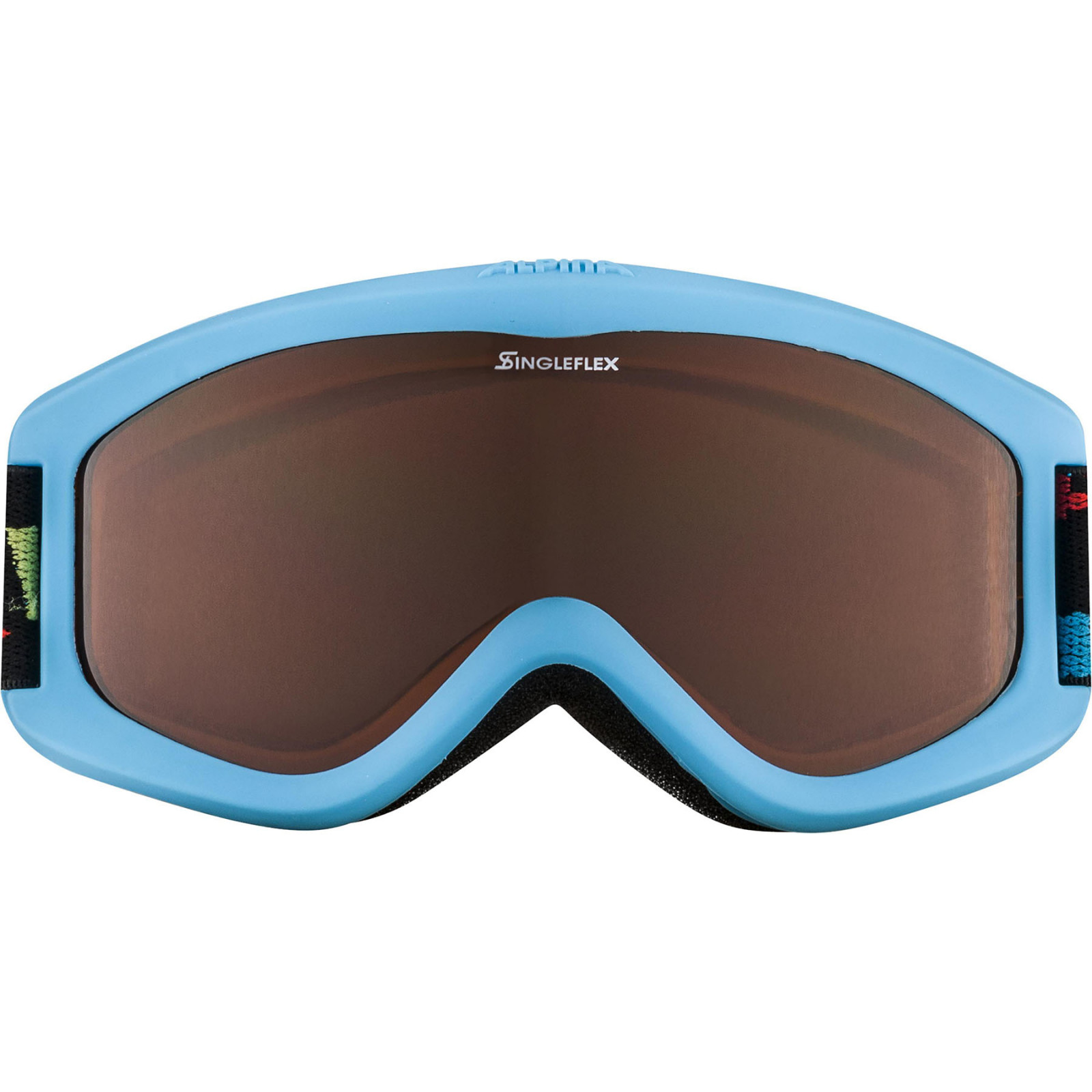 Dětské lyžařské brýle Alpina Carvy 2.0 SH Barva obrouček: modrá