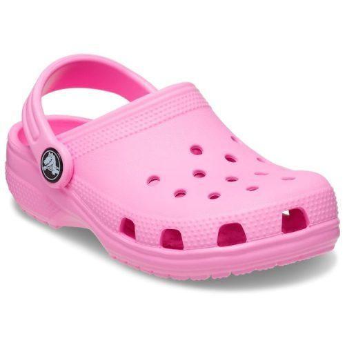 Dětské pantofle Crocs Classic Clog K Velikost bot (EU): 33-34 / Barva: růžová