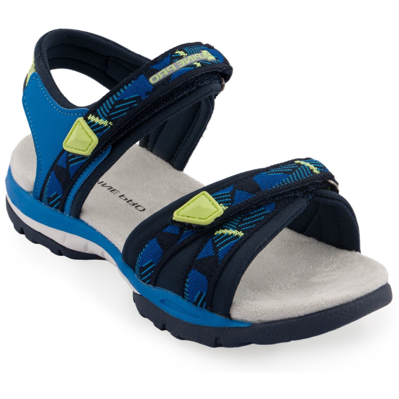 Dětské sandály Alpine Pro Grodo Velikost bot (EU): 28 / Barva: modrá