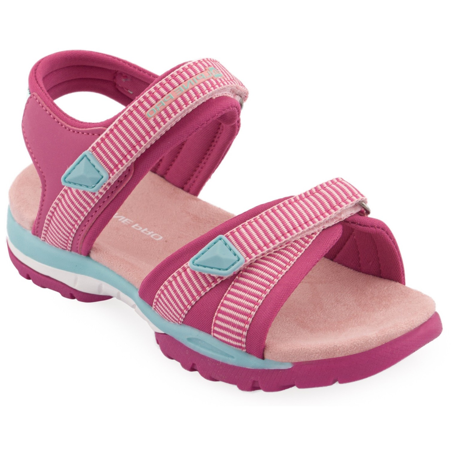 Dětské sandály Alpine Pro Grodo Velikost bot (EU): 31 / Barva: růžová