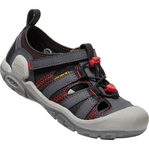 Dětské sandály Keen Knotch Creek Youth Velikost bot (EU): 36 / Barva: šedá/červená