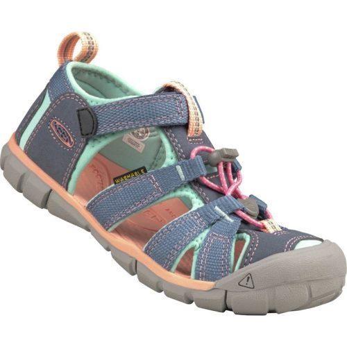 Dětské sandály Keen Seacamp II CNX JR Dětské velikosti bot: 34 / Barva: šedá