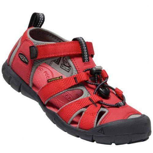 Dětské sandály Keen Seacamp II CNX K Velikost bot (EU): 25-26 / Barva: červená/šedá