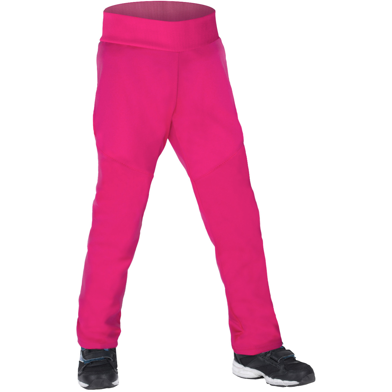 Dětské softshellové kalhoty Unuo Fleece pružné Dětská velikost: 98-104 / Barva: růžová