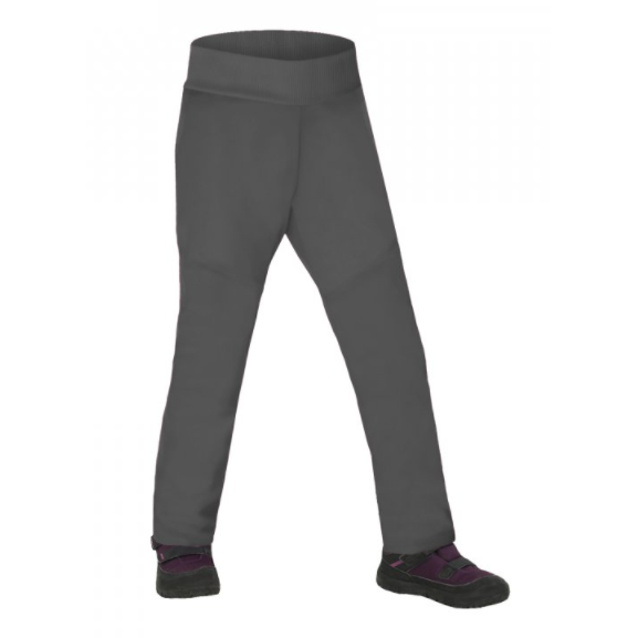 Dětské softshellové kalhoty Unuo Fleece pružné Dětská velikost: 98-104 / Barva: tmavě šedá