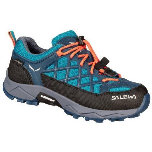 Juniorské boty Salewa Jr Wildfire Wp Dětské velikosti bot: 32 / Barva: modrá
