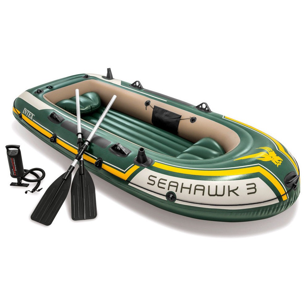 Nafukovací člun Intex Seahawk 3 Boat Set 68380NP