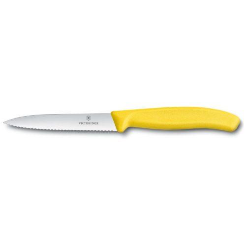Nůž na zeleninu Victorinox vlnitý 10 cm Barva: žlutá