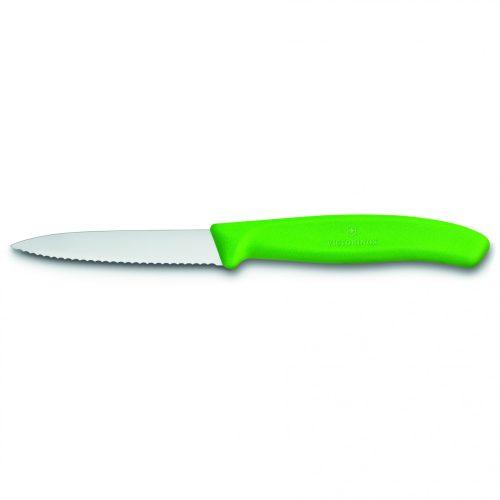 Nůž na zeleninu Victorinox vlnitý 8 cm 6.7636 Barva: zelená