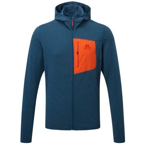 Pánská mikina Mountain Equipment Lumiko Hooded Jacket Ombre Velikost: L / Barva: modrá/oranžová