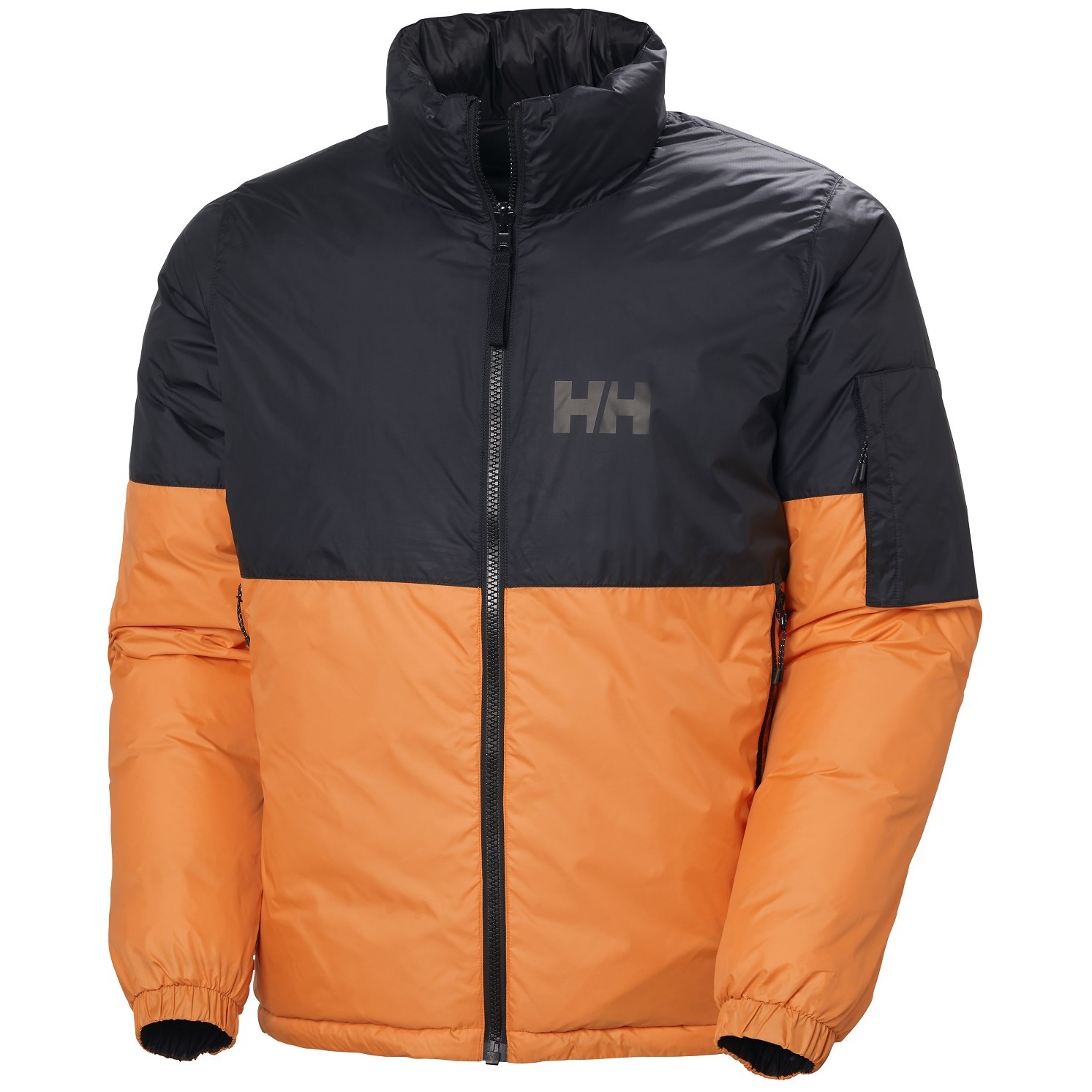 Pánská zimní bunda Helly Hansen Active Reversible Jacket Velikost: L / Barva: černá/oranžová