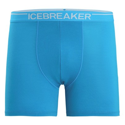 Pánské boxerky Icebreaker Mens Anatomica Boxers Velikost: XXL / Barva: modrá/světle modrá