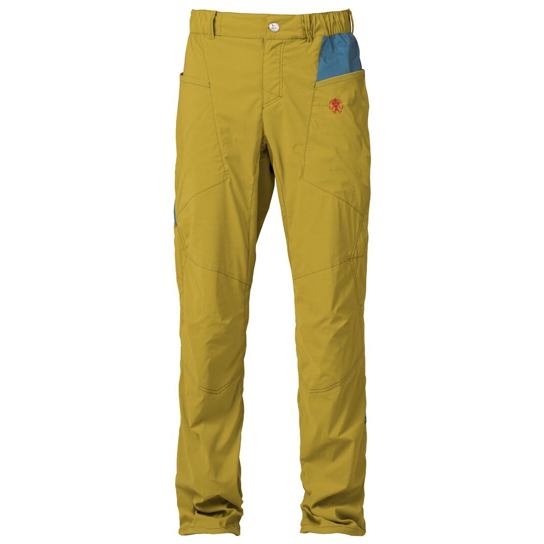 Pánské kalhoty Rafiki Crag Velikost: XL / Barva: žlutá/zelená