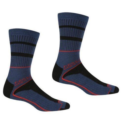 Pánské ponožky Regatta Samaris 3 SeasonSck Velikost ponožek: 39-42 / Barva: modrá