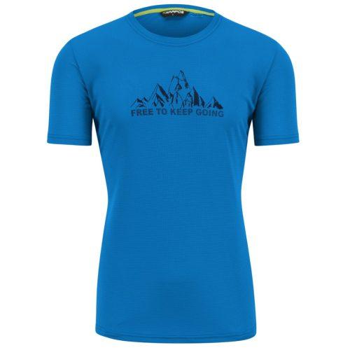 Pánské triko Karpos Loma Print Jersey Velikost: XL / Barva: modrá