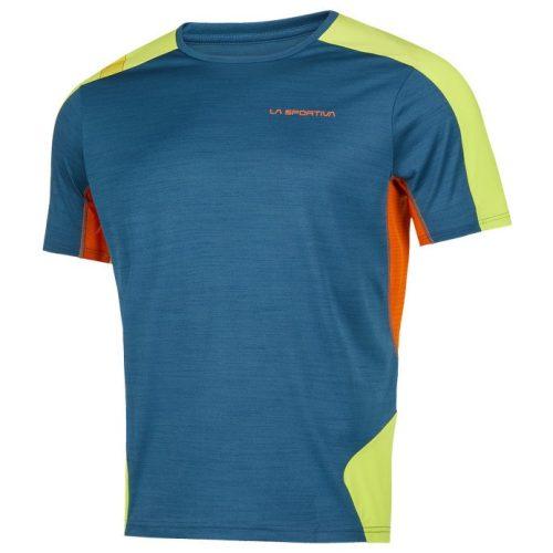 Pánské triko La Sportiva Compass T-Shirt M Velikost: L / Barva: modrá/žlutá