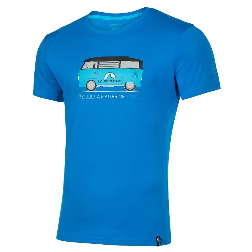 Pánské triko La Sportiva Van T-Shirt M Velikost: L / Barva: modrá/světle modrá