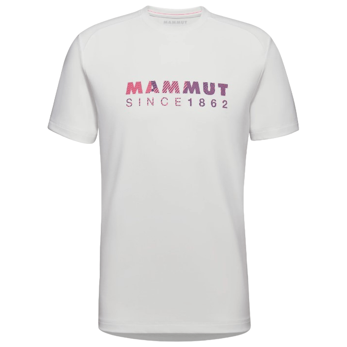 Pánské triko Mammut Trovat T-Shirt Men Logo Velikost: M / Barva: bílá