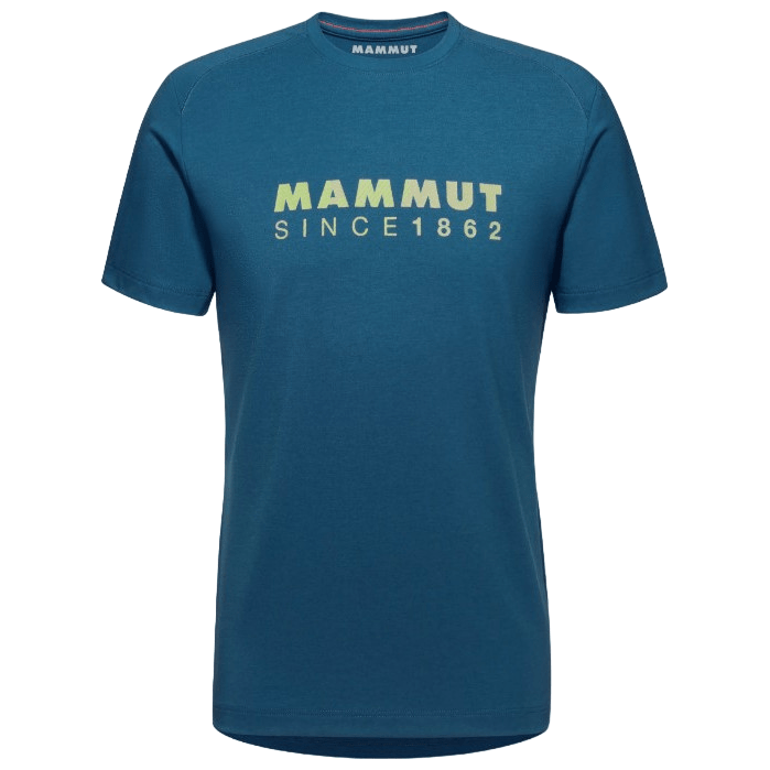 Pánské triko Mammut Trovat T-Shirt Men Logo Velikost: XXL / Barva: modrá