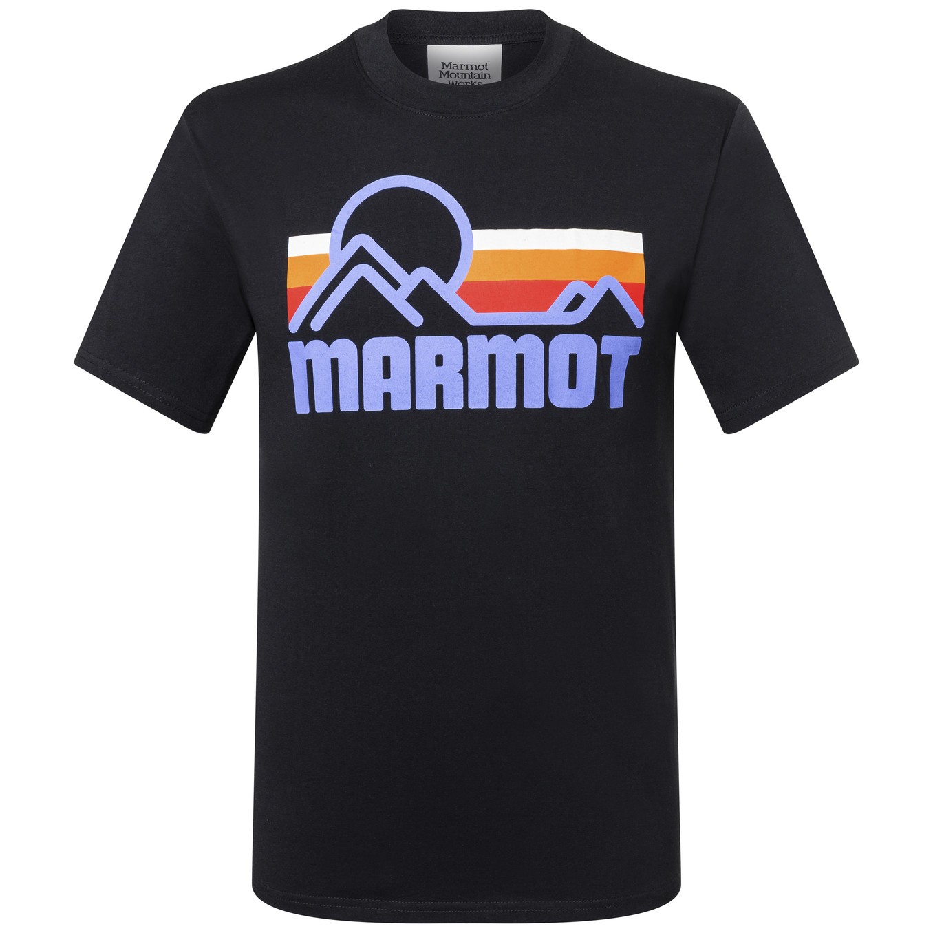 Pánské triko Marmot Coastal Tee SS Velikost: L / Barva: černá