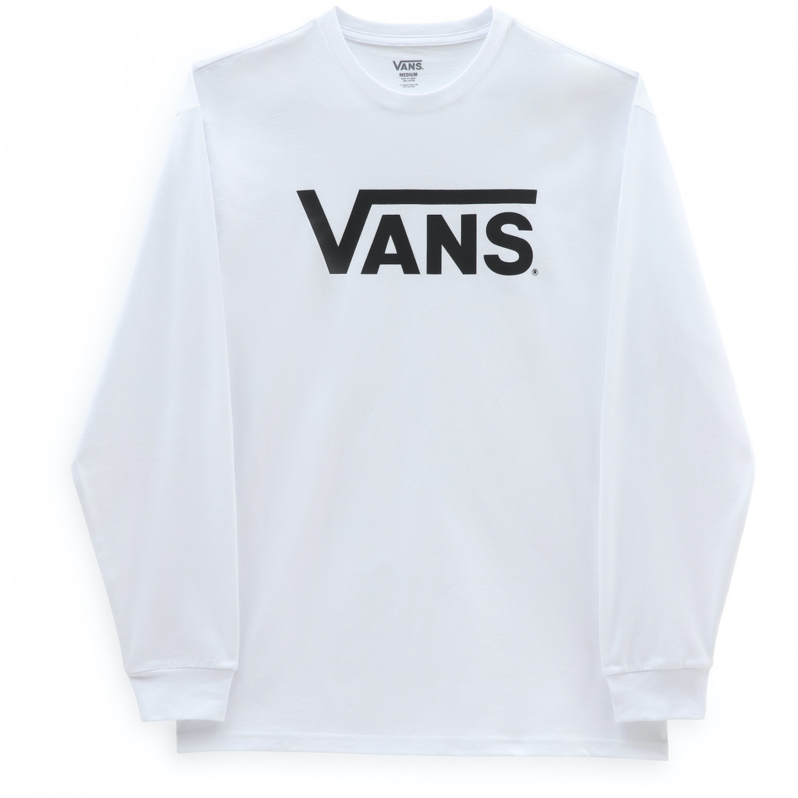 Pánské triko Vans Classic Vans LS Velikost: XXL / Barva: bílá/černá