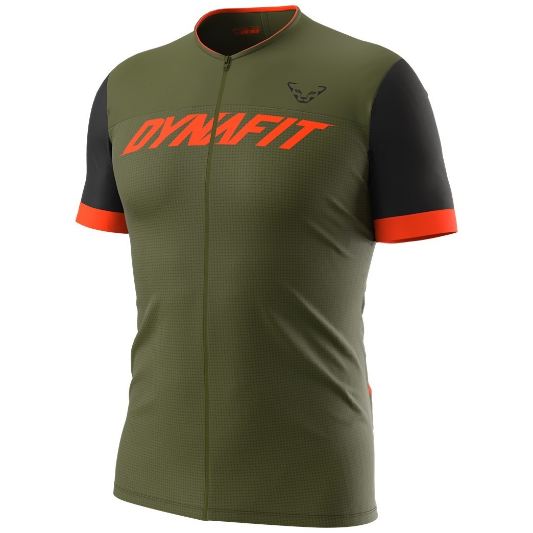 Pánský cyklistický dres Dynafit Ride Light S/S Fz Tee M Velikost: L / Barva: zelená