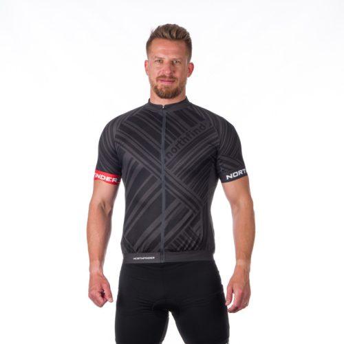 Pánský cyklistický dres Northfinder Jay Velikost: L / Barva: černá