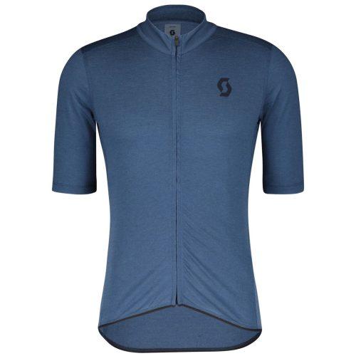 Pánský cyklistický dres Scott Gravel Merino SS Velikost: L / Barva: modrá